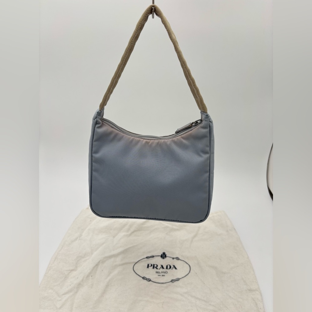 ❤️ Prada Vintage Mini Tessuto Hobo Nylon Bag A124M17#5 - Picture 4 of 15